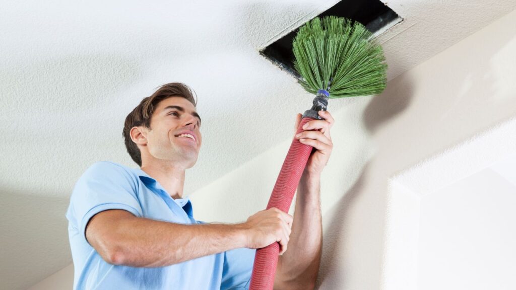 air duct specialist cleaning air ducts at home