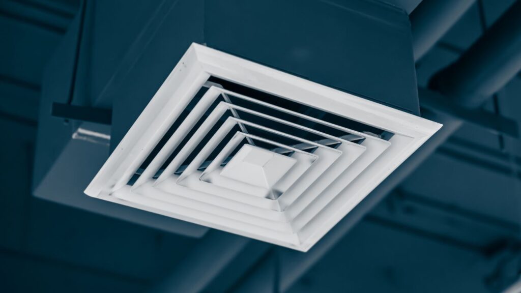 reverse cleaning an air duct vent