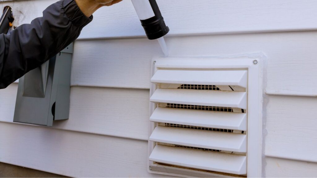 installing air dampers vent
